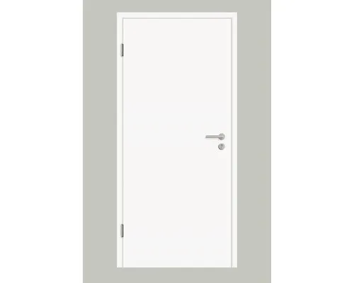 Pertura Wohnungseingangstür SSK1 CPL weiß KK II 86x198,5 cm - Hochwertige Wohnungseingangstür aus Holzwerkstoffen, energieeffizient mit Temperaturanstiegskern und ideal für sichere Wohnräume.