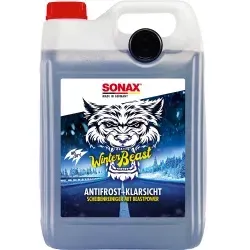 SONAX Scheibenreiniger Antifrost & Klarsicht, Winterbeast  01355000 , 5 Liter - Kanister