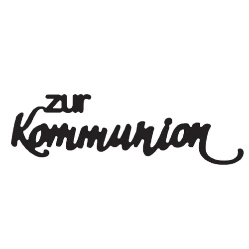 Stanzschablone - Mundart Stempel - Deutsch Text - zur Kommunion