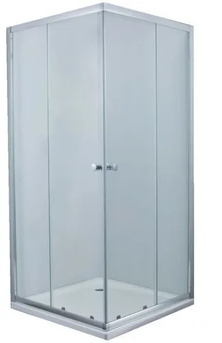 Primaster Duschkabine Eckeinstieg Easy 5 - Duschabtrennungen & -kabinen mit elegantem Glasdesign, platzsparend für kleine Badezimmer und einfach zu installieren.