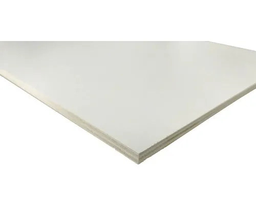 Fixmaß Sperrholz Pappel PVC weiß 1200 x 600 x 4 mm