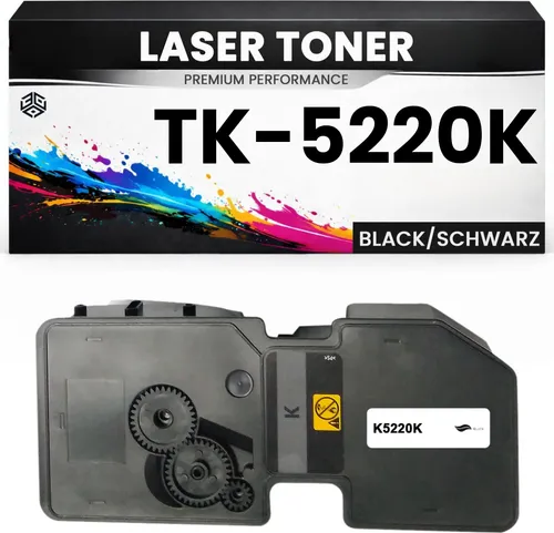 Toner TK-5220K für Kyocera kompatibel Schwarz TK5220K Premium Tonerkartusche ECOSYS M5521cdn/5521cdw/5026cdw P5021cdn/5021cdw M5521cdw