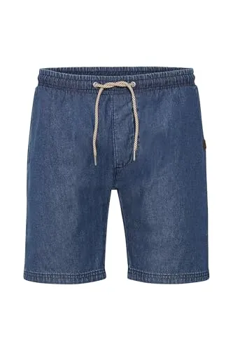 Indicode IDAberavon Herren Chino Shorts - Dunkelblau, Größe XL - Klassische Chino Shorts aus 100% Baumwolle mit elastischem Bund und praktischen Taschen. Ideal für den Sommer, vielseitig kombinierbar für jeden Anlass.