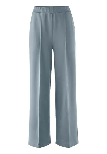 hessnatur Jersey-Hose Damen Relaxed Wide Leg aus Bio-Baumwolle | nachhaltig und fair hergestellt (Fair Wear Foundation)