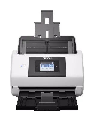 Epson WorkForce DS-780N Scanner - Hochgeschwindigkeits-Scanner mit ADF für 100 Blatt, ideal für Büros mit hohem Scanvolumen und schneller Farbscantechnologie (45 Seiten/Min.)