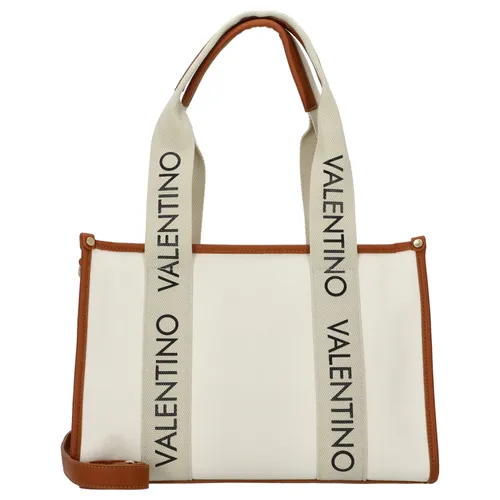 VALENTINO Candle Shopping Bag Schultertasche - Damentaschen, stilvolle Schultertasche im eleganten Elfenbein-Look, verstellbare Träger für optimalen Tragekomfort.