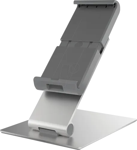 Durable Tablet iPad Tischhalterung - 360° drehbar, Diebstahlsicherung und kompatibel für Tablets von 7-13 Zoll, silber anthrazit