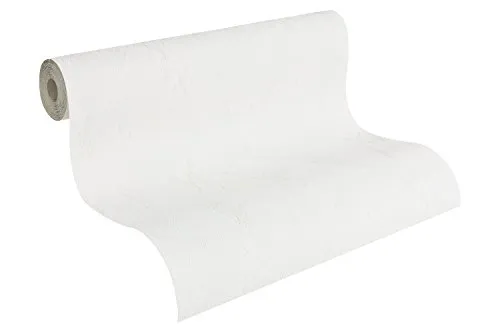 A.S. Création Strukturprofiltapete Tapete Strukturtapete 10,05 m x 0,53 m braun weiß Made in Germany 376626 3766-26