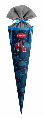 Step by Step Schultüte Tractor Freddy *NEU* - Schultüte für Mädchen im coolen Tractor Freddy Design, aus recycled PET, ideal für einen unvergesslichen Schulstart!
