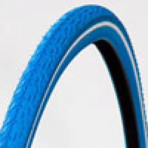 Reifen Dutch Perfect 28 x 1.40" mit Pannenschutz - Fahrradreifen mit 32 mm Breite, faltbar und in blau mit Reflexion, ideal für Rennräder und bietet zusätzlichen Pannenschutz.