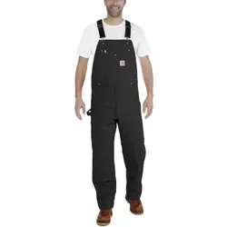 Carhartt Robuster Herren-Overall 102776 - black - W40/L34 - Arbeits- & Schutzkleidung, robuster und langlebiger Overall aus schwerem Duck-Baumwoll-Material mit elastischen Hosenträgern für optimalen Tragekomfort und Bewegungsfreiheit.