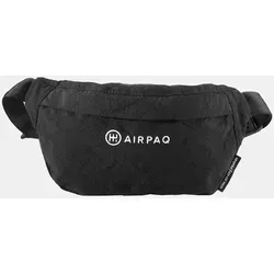 Airpaq Bauchtasche Hip Baq 2.0 black - 1,2 Liter - Gürteltaschen aus recycelten Autoteilen, umweltfreundlich und stylisch, robustes und wasserabweisendes Material für langlebigen Gebrauch.