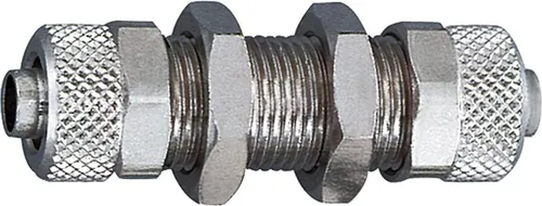Riegler Schottverschraubung, M7x0,75, für Schlauch 5/3 mm, Messing vern.