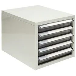 ADB Schubladencontainer aus Metall mit 5 Schubladen - Büroschränke - Robuster Schubladencontainer aus Metall mit 5 praktischen Schubladen, perfekt für eine ordentliche und organisierte Büroumgebung.