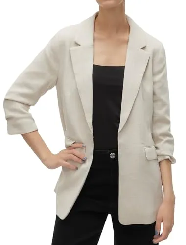 VERO MODA VMFRIDA LS Regular Blazer NOOS - Eleganter Damenblazer von VERO MODA, perfekt für jeden Anlass und mit zeitlosem Design für vielseitige Kombinationsmöglichkeiten.