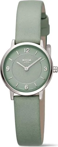 Boccia Damenuhr Titan grün 3371-01