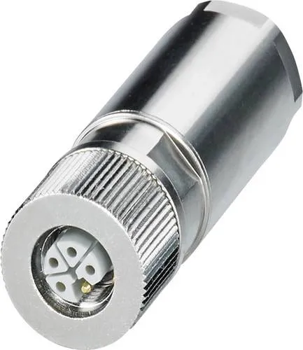 Phoenix Contact 1080233 Steckverbinder 5-polig - Hochwertiger Power-Steckverbinder mit geschirmter Buchse, ideal für stabile Verbindungen. Robuste Push-Lock-Federanschlüsse garantieren eine sichere Handhabung.