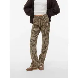 VERO MODA VMTESSA Hohe Taille Jeans mit weitem Beinschnitt - Trendige High-Waist Jeans mit weitem Beinschnitt für optimalen Tragekomfort. Hergestellt aus 97% Baumwolle und 3% Elasthan, ideal für einen lässigen Look.