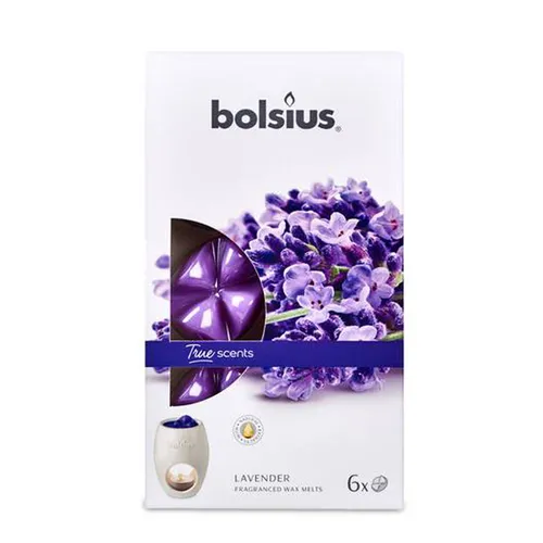 Bolsius Wax Melts Lavendel 6er