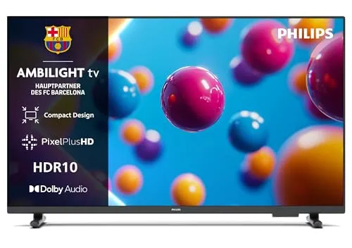 Philips 32PFS6900 HD LED Smart TV - 32 Zoll Fernseher mit Pixel Plus HD für gestochen scharfe Bilder und lebendige Farben, unterstützt HDR10 und Dolby Audio für ein beeindruckendes Seherlebnis.