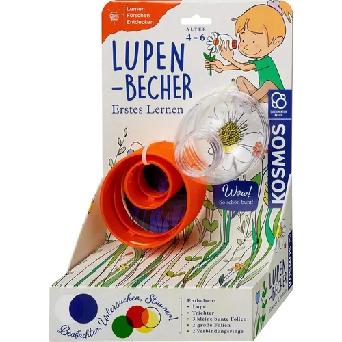 Lupen-Becher - Erstes Lernen für Kindergartenkinder, mit Farbfolien und vielseitigen Experimenten für spannende Entdeckertouren