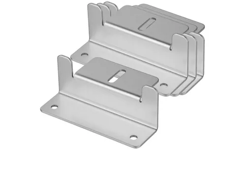 avoltik Wechselrichter 4er 8er Set Alu Z-Winkel Befestigunswinkel PV Solarmodule Halterung, (Z-Winkel in silber oder schwarz zur Auswahl, Z-Winkel in silber oder schwarz zur Auswahl), Z-Winkel in silber oder schwarz zur Auswahl