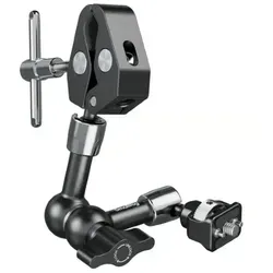 Magic Arm 7" Crab-Shaped Clamp 5310 - Monitorzubehör für Action-Kameras, Videoleuchten und Mikrofone – verhindert das Verdrehen von Geräten und ist ideal für verschiedene Montageflächen mit Durchmesser 15 bis 40 mm.