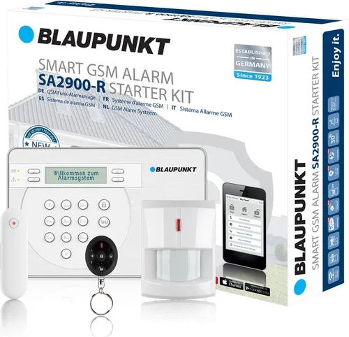 Blaupunkt Funk Alarmanlage Set SA2900R mit Bewegungsmelder und Fernbedienung - Funk-Alarmanlagen-Set für Ihr Zuhause. Mit Bewegungsmelder und Fernbedienung ausgestattet, sorgt es für einfache Handhabung und zuverlässigen Schutz.