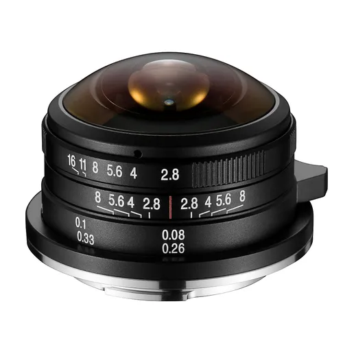 LAOWA 4mm f/2,8 Circular Fisheye für MFT - Objektive für Spiegelreflexkameras, bietet ein beeindruckendes 180° Sichtfeld für kreative Weitwinkelaufnahmen.