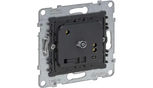 Legrand SEANO Einsatz elektronisches Fussbodenthermostat, 1 potentialfreier Schließer, Schaltstrom: 16A cos phi = 1, mit 4m Fernfühler (765052)