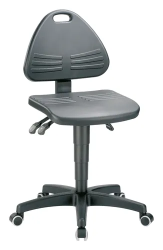 Bimos Arbeitsdrehstuhl Isitec 9608-2000 mit Rollen - Ergonomischer Bürostuhl mit flexibler Sitzhöhe und Rollen, ideal für komfortables Arbeiten im Büro.
