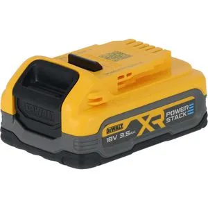 DEWALT DCBP318-XJ Werkzeug-Akku 18V 3.5Ah Li-Ion - Zubehör für Elektrowerkzeug, leistungsstarker 18V Li-Ion Akku mit 3.5Ah für längere Einsatzzeiten und hohe Effizienz bei Ihren Projekten.