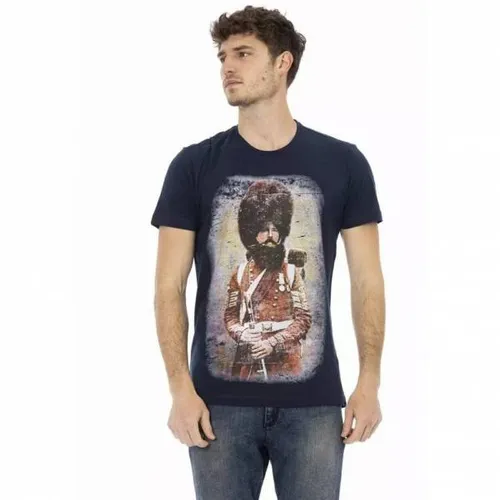 TRUSSARDI Action Herren Real Man T-Shirt Navy 2AT04003 170269026-170269002