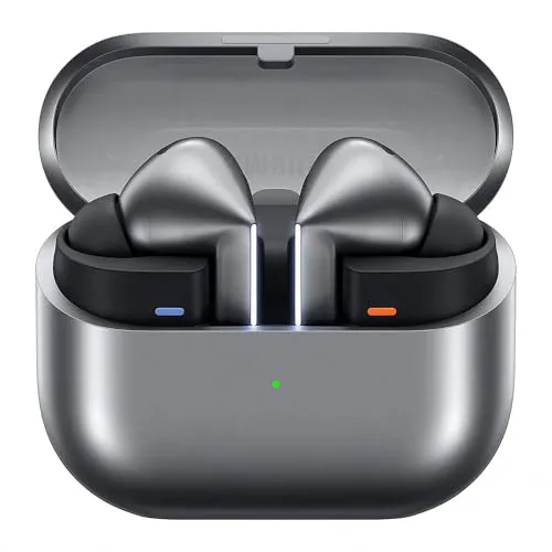 Samsung Galaxy Buds3 Pro - Kabellose Bluetooth-Kopfhörer mit ANC - In-Ear-Kopfhörer mit Hi-Fi-Sound und Adaptive Geräuschunterdrückung für ein individuelles Audioerlebnis. Inkl. Ladeetui und Silikon Ohrpolstern in 3 Größen.