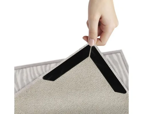 BAYLI Antirutsch Teppichunterlage 8-teiliges Set Teppich Greifer anti-rutsch mit Klebestreifen, wiederv