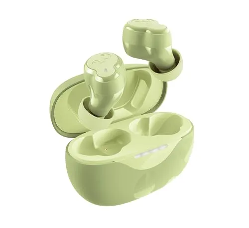 Fresh 'n Rebel Twins Breez, True Wireless In-Ear-Bluetooth-Kopfhörer, ultrakompakt, bequemes Telefonieren, Bluetooth 5.4, klickbare Tastensteuerung, 30 Stunden Spielzeit (Wild Green)