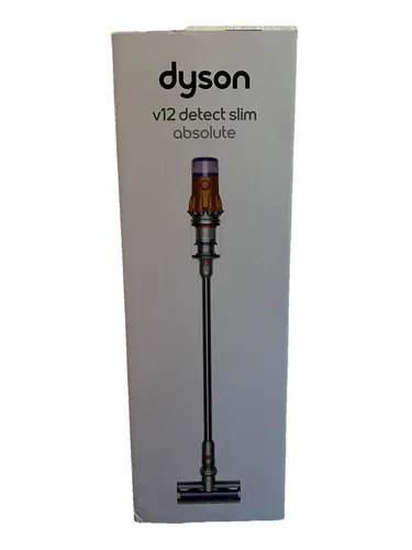 DYSON V12 DETECT SLIM ABSOLUTE (2023) - Handstaubsauger, leistungsstarker Akkubetrieb mit 545 Watt für gründliche Reinigung