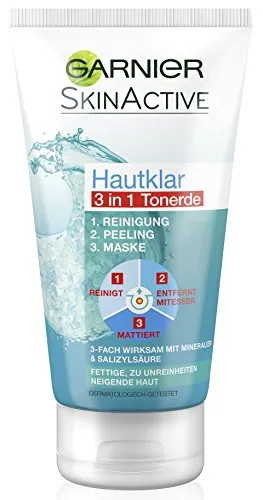 Garnier HAUTKLAR 3in1 Reinigung+Peeling+Maske