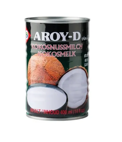 Aroy-D Kokosmilch 400ml OHNE Zusätze Coconut Milk Cocosmilch Kokosnussmilch Thai