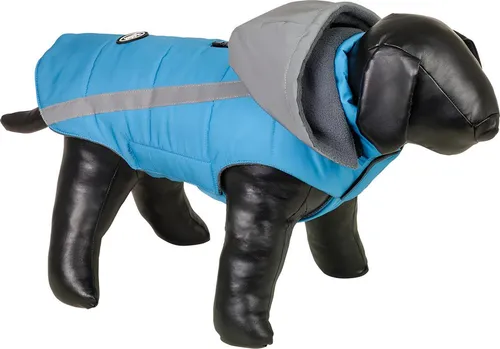 Nobby Hundemantel Reflect blau - Hundebekleidung mit reflektierenden Elementen für mehr Sicherheit bei Dunkelheit und optimalem Schutz vor Kälte.