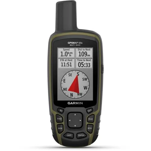 Garmin GPSMap 65s - Hochpräzises GPS-Gerät, ideal für Outdoor-Abenteuer und Navigation in der Natur