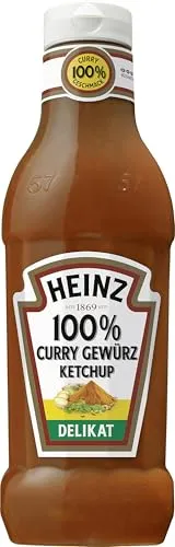 Heinz Curry Gewürz Ketchup DELIKAT, Dosierflasche, 590 ml