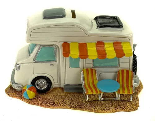 Kremers Schatzkiste Spardose XXL Wohnmobil - Spardose für Urlaubskasse und Geldgeschenk, ideal für Camperliebhaber, bunt und aus robustem Kunststoff gefertigt.