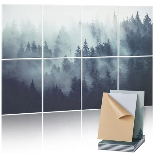 VEVOR Akustikpaneele 8er-Pack 1200x800mm - Wand- & Deckenpaneele mit selbstklebendem Design für einfache Installation. Ideal für ruhige Räume, aus hochwertigen Materialien mit einem hohen NRC von 0,85.