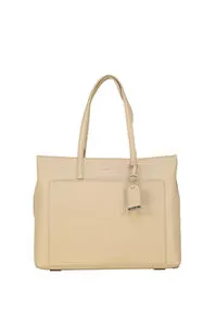 Calvin Klein CK Mixmedia Shopper Tasche 40 cm  beige
