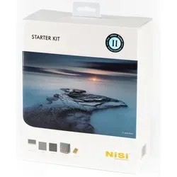 NiSi Filterset für 150mm System Filterhalter - Starter Kit II - Foto-Filterset mit hochwertigem optischen Glas und Nano-Beschichtung für hohe Farbtreue und minimale Reflexion. Inklusive ND- und Verlaufsfilter sowie praktischer Filtertasche.