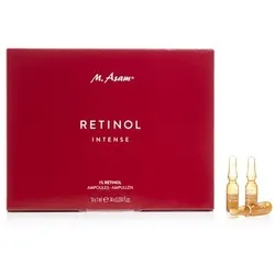 M.ASAM® Retinol Intense 1% Retinol Ampullen-Set - Tagespflege mit 14x 1ml verkapseltem Retinol für intensive Anti-Aging-Pflege, die die Haut geschmeidig macht und ihre Elastizität verbessert. Ideal für die Nacht!