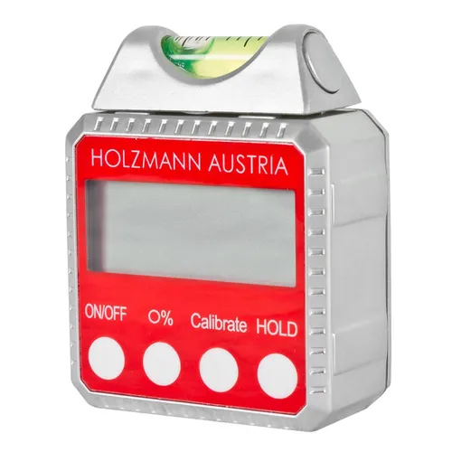 Holzmann Maschinen DWM90 Digitaler Winkelmesser 90 ° - Präziser digitaler Winkelmesser mit Metall-Richtscheit und LCD-Anzeige, ideal für präzise Messungen in der Holzverarbeitung.
