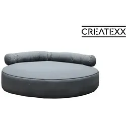 CLEMENTO Dulco Daybed Aluminium Createxx - Anthrazite - Isomatten für drinnen und draußen, aus hochwertigem Createxx-Material, wetterfest und langlebig.