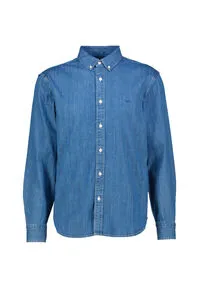 Levi's Men's Authentic Button DOWN Shirt, Woodrow MID WASH, S - Herrenhemden, klassisches Design mit authentischem Levi's Stil für jeden Anlass.
